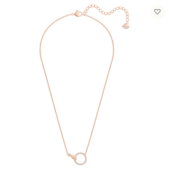 Swarovski Symbolic necklaceHand, White, Rose gold-tone plated - Picture 2 of 6